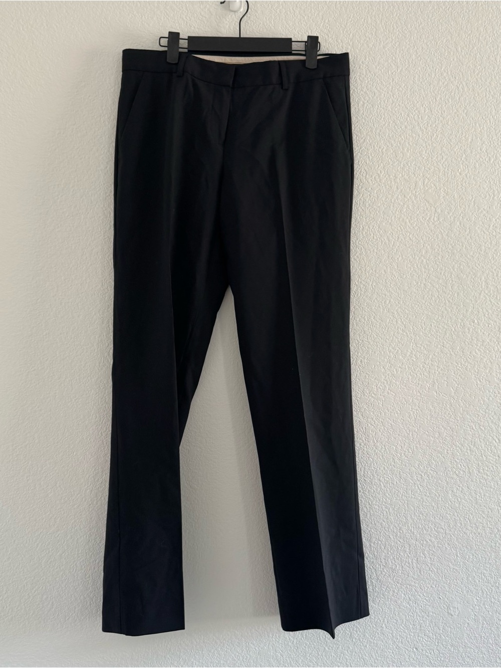 Theory Classic Black Dress Pants - Straight Tailored Fit